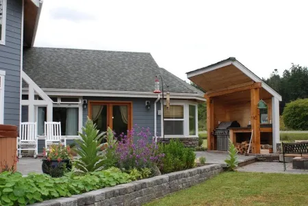 Luxury Lodge Style Custom Home on Private Oceanfront Lagoon Acreage.