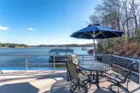 AMAZING LAKEVIEWS! Beautifully decorated 4 bdm waterfront home with 2-story dock