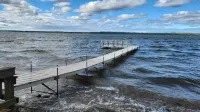 Lakehouse Dream, on Big Manistique Lake Germfask/Curtis Mich.Centrally located.