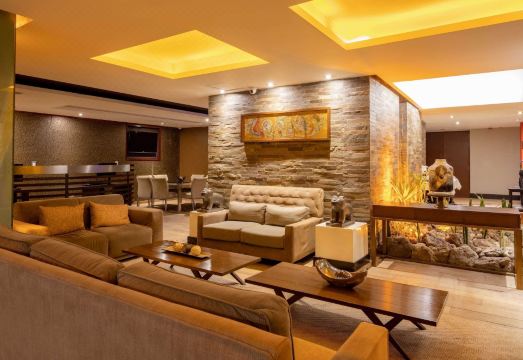 소네스타 호텔 쿠스코 레스토랑 또는 바 공간