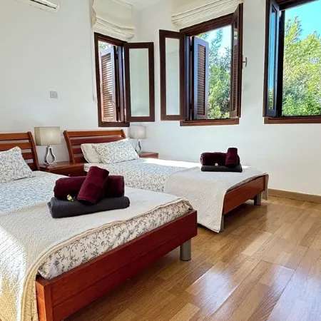 Aphrodite hills, Anatoli, 2 bedroooms apt , large terrace, 2 min from the pool