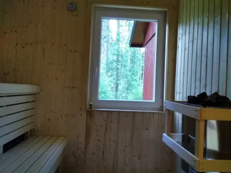 Holiday home in the woods included Rowing boat - lake with jetty