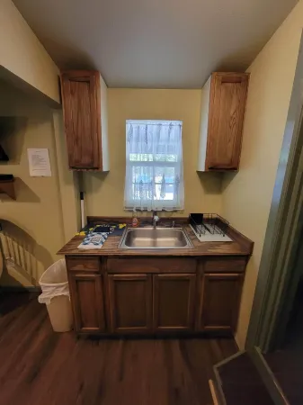 Turner Falls Cabins #3 inside of Turner Falls Park