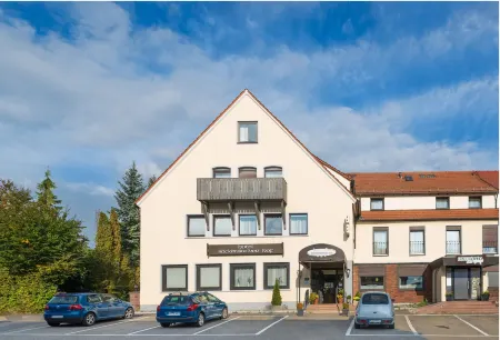 Hotel Landgasthaus Sockenbacher Hof Отели в г. Хессенек
