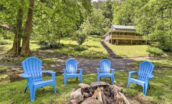 Private Riverfront Escape w/ Fire Pit & Grill