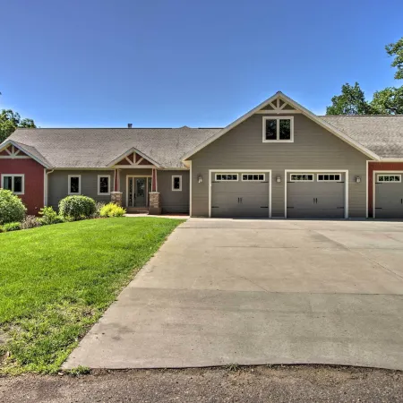 Dock, Hot Tub & Game Room: Luxe Lake Latoka Home