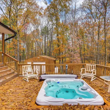 Private Hot Tub on 10 Acres: Cozy Catskill Getaway