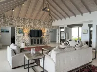 Luxurious beachfront villa with private pool