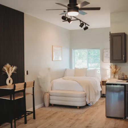 Contemporary Studio within Walking Distance of Downtown Bigfork!