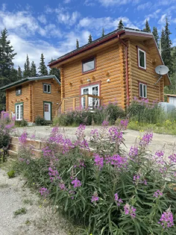 Log Cabin with Amazing Mountain & Lake Views  (allergy-friendly)