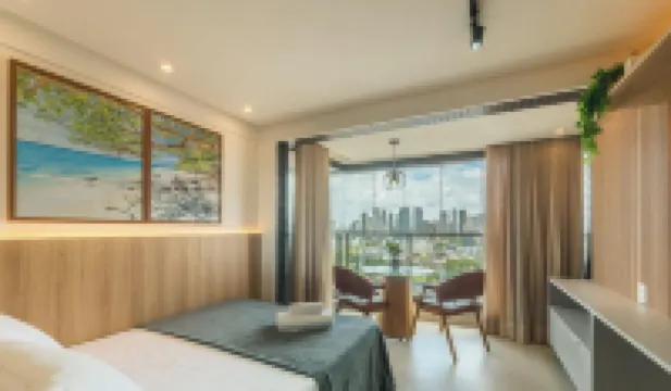 薩爾瓦多距離海灘800米的帶泳池公寓樓 - EDF