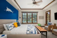 Vesper Bleu Designer River Retreat 2 Kings EV Charger - Gym