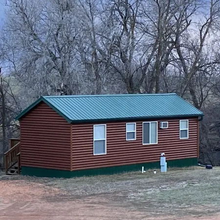 Log Cabin by ND Badlands