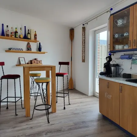 Apartment directly in the city marina / yacht harbor with a fantastic view also with dog