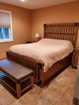 Two bedroom cottage near beautiful Herbster beach.