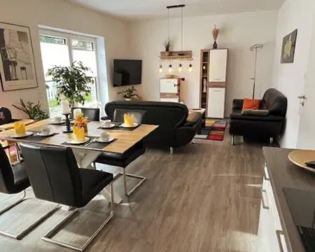 Golden Delicious Barrier-free vacation home Carport Terrace Netflix Free WIFI Hotels in Meppen