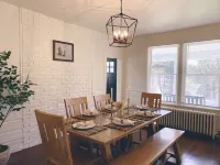 Cozy restored farmhouse on the river! Hot tub, wildlife, trails!