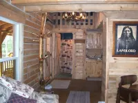 Private Amish Log Cabin Getaway Hotels in Jackson County