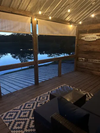 Brand New Cabin overlooking lake with great fishing!!!