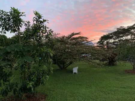 1st floor 2 bedroom/1 full bath unit on one acre family farm close to Hilo, HI. Отели в г. Хавайиан-Парадайс-Парк