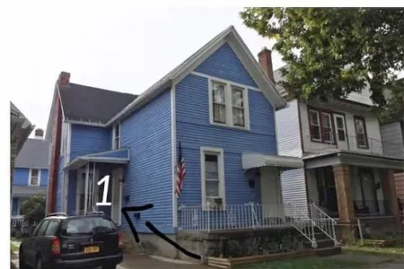 The Blue house at 19th