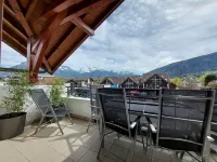 In the heart of St Jorioz, spacious apartment with terrace and mountain view