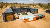 Unique one of a kind container home, Heated Pool, Mtn Views, Huge Outdoor Deck
