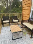 Private 3bdr cabin on Apple River kayaks, SUPS, and paddle boat. Pet friendly!