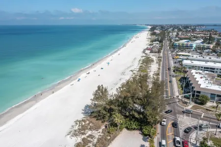 Villas By The Sea #2, Anna Maria Island Condo, one block from beach, heated pool