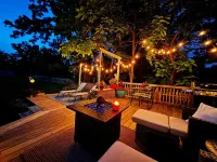 Charming Village Home with an Enchanting Backyard Oasis