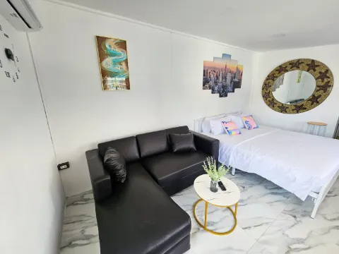 ห้องแกรนด์สวีท 2 ห้องนอน วิวทะเล ห้องมุม