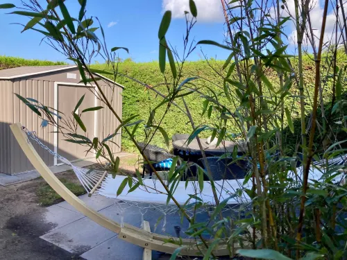 Chalet Gaby with Sauna, Private Dock, and Canoes at Lauwersmeer Hotels in Anjum