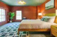 Relax in Style at Historic Modern on Main With Modern Amenities & Wooded Views