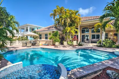 Waterfront Oasis W Boat Dock Heated Pool Hotels in Key Colony