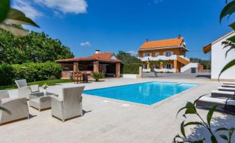 Peaceful Murvica Villa Pool, Garden, and Modern Comfort