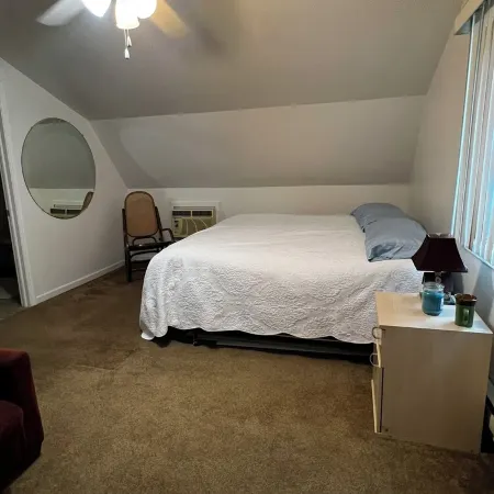 CozyStudio sitting on 2.5 acres on Hubbard Lake with WiFi, AC
