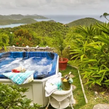 Fantastic Panoramic Views of The British Virgin Islands, Amazing Sunrises, Pool