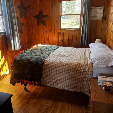 Red Cabin Retreat on Island Lake - Perfect for Fishing & Wildlife Lovers