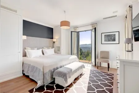 Near Valbonne, modern villa. One - or two family but with separate accommodation