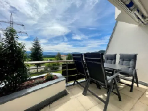 Modern "Waldluft" apartment with pool and sauna in Scheidegg in the Allgäu Hotels in Scheidegg