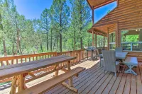 Wooded Hideaway! Spacious Show Low Log Cabin - Pet friendly