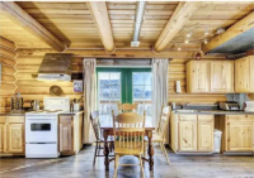 Log Cabin with Amazing Mountain & Lake Views  (allergy-friendly)