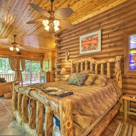Log Cabin Sanctuary in Inverness w/ Furnished Deck