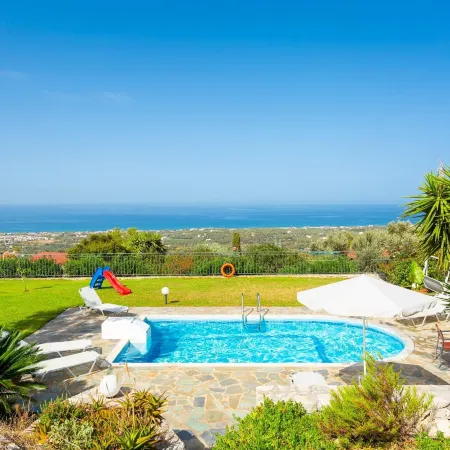 Villa Garifallia Large Private Pool Sea Views A C Wifi - 1892
