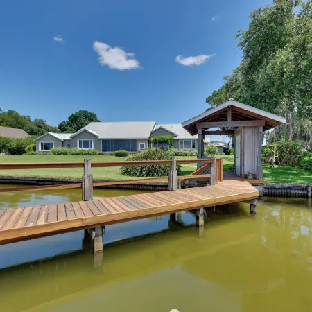 Waterfront Lake Placid Home with Private Dock!