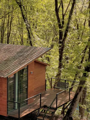 Eco village in the forest Hotels in 