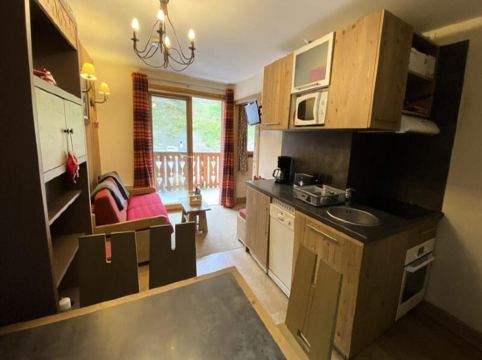 Apartment in Village with Ski Slope Views