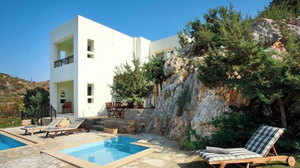 Villa Ares with Private Pool and a Spectacular Seaview 150m from the Beach