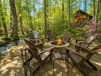 Creekside Cabin - Hot Tub, Firepit, Porch