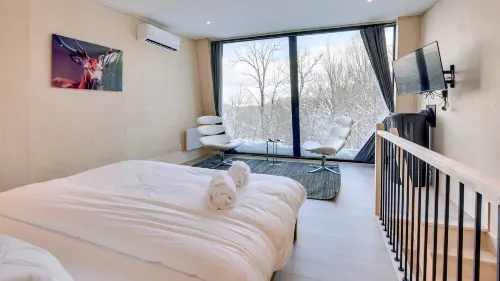 Bel Air Tremblant SKY LOFT : 1 CHAMBRE, JACUZZI, SAUNA - Chalets